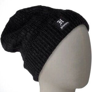 Hemptique Beanie 100% Hemp Black One Size Unisex